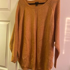 Yellow, long sleeve sweater